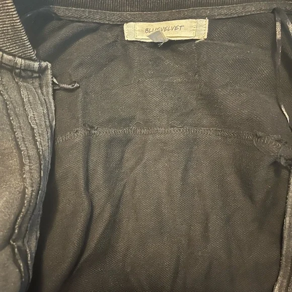 Bluevelvet/Women’s NWT Charcoal Zip Up Jacket Size S - Picture 10 of 12